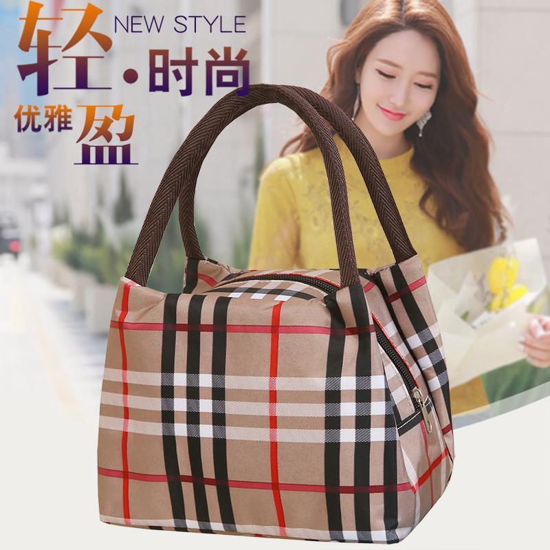 大容量加厚防水媽媽上班帆布手拎女包牛津布手提包媽咪小斜跨布包