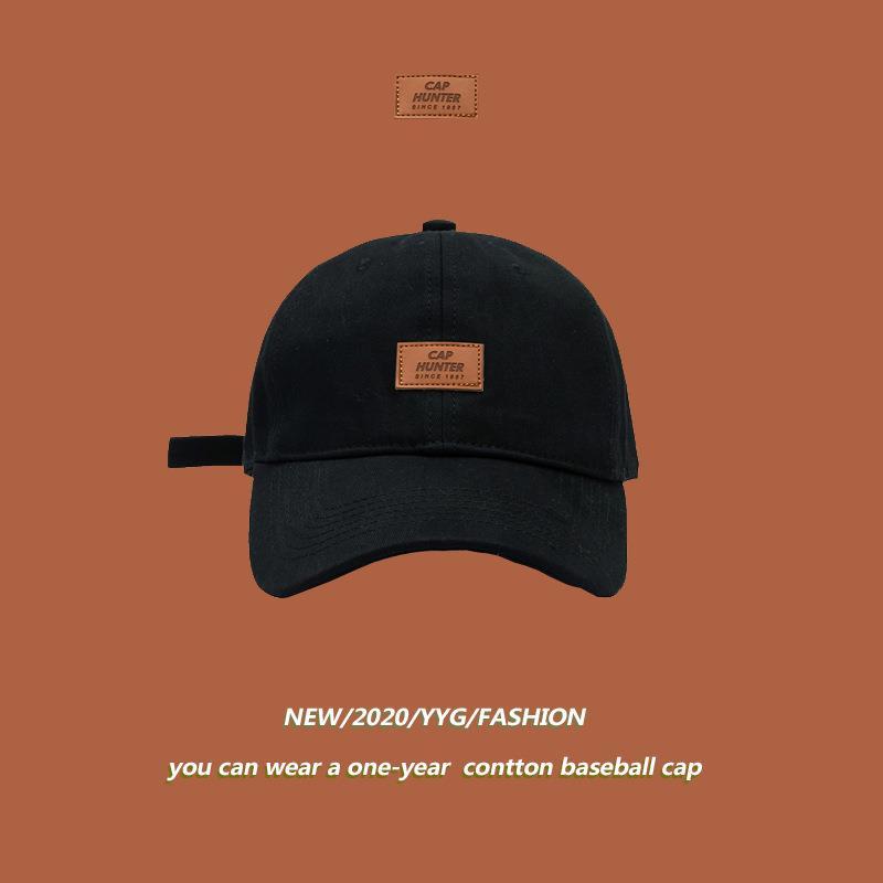 Japanese retro ins all-match Korean version student sunshade curved eaves peaked hat men and women washed soft top baseball hat