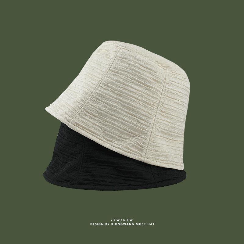 New fisherman hat women's all-match ins chiffon thin section cold wind abstinence bucket hat fashion sunscreen sunshade hat