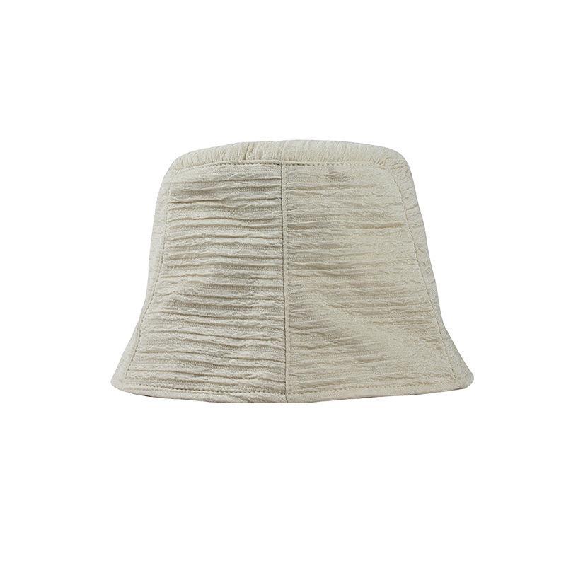 New fisherman hat women's all-match ins chiffon thin section cold wind abstinence bucket hat fashion sunscreen sunshade hat