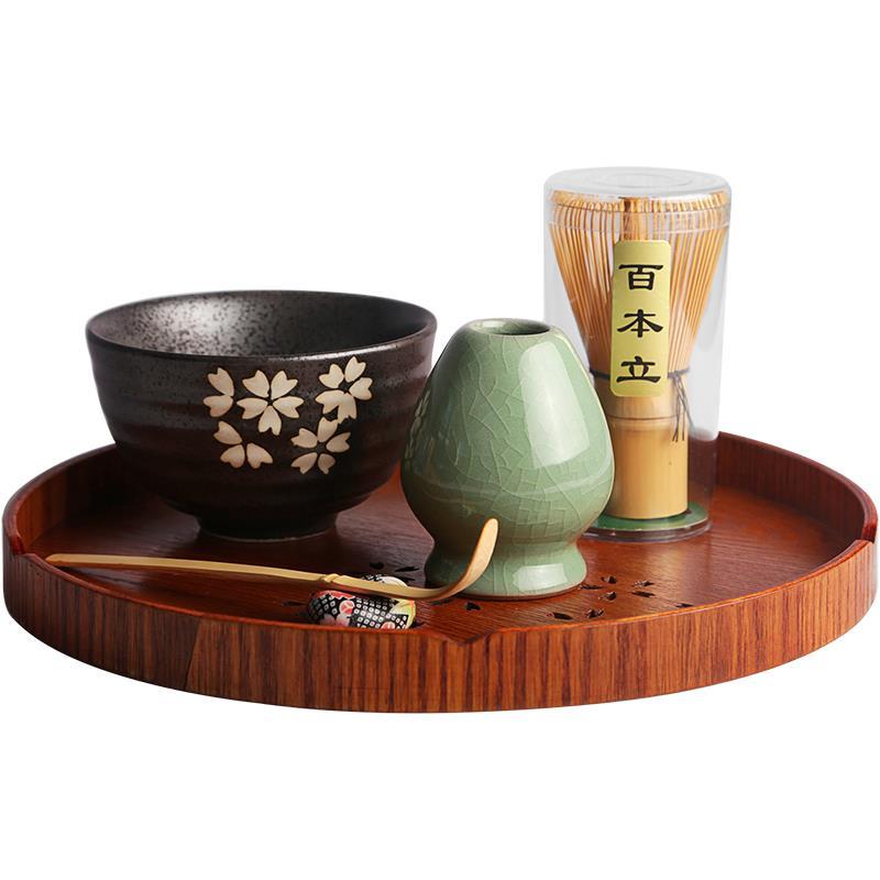 竹茶筅日式茶道零配茶具日本抹茶刷套装打抹茶碗搅拌工具百本立 虎窝拼