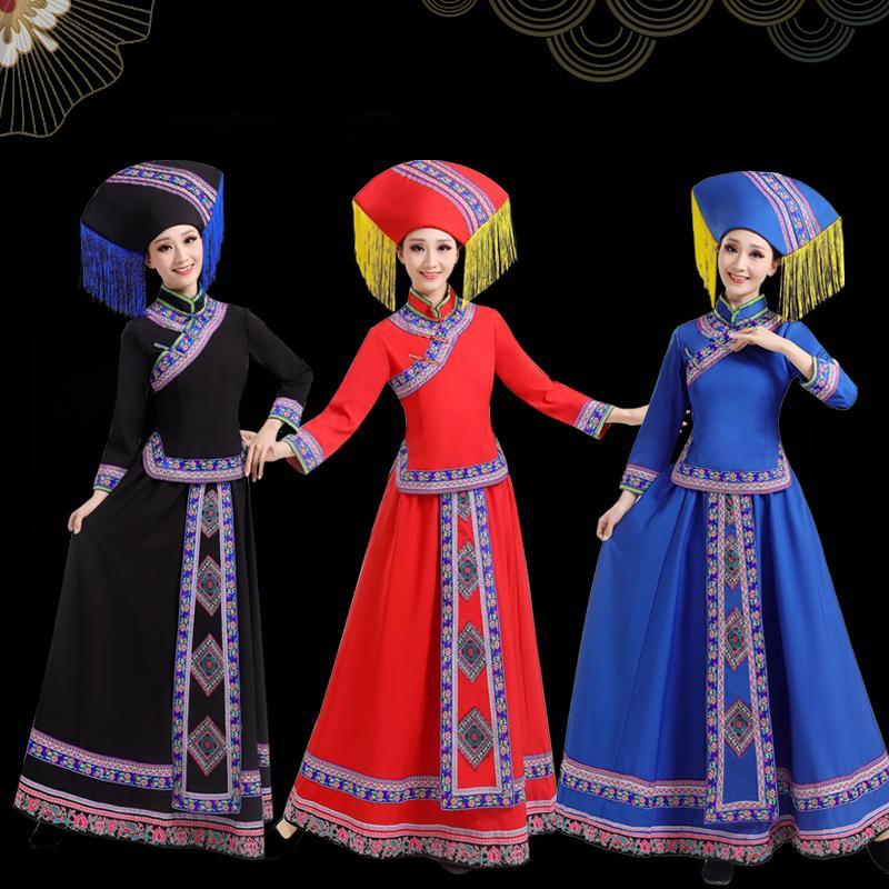 贵州广西少数民族服装布依族壮族服装套装原创设计民族风女装套装