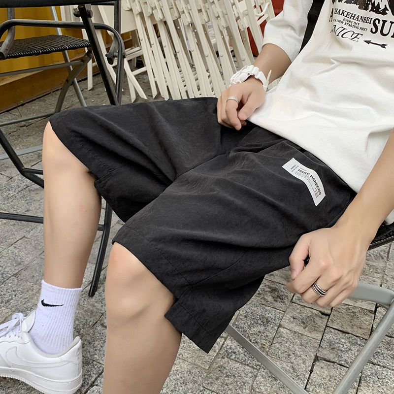 Summer Shorts men's casual pants trend summer loose fashion brand large underpants sports wear ice silk pants