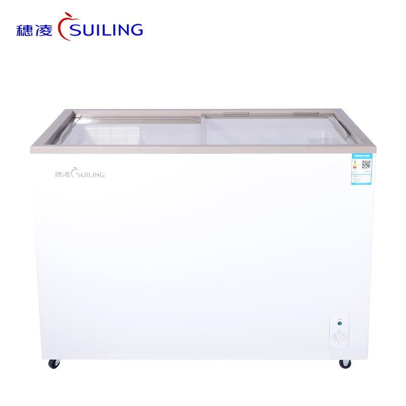 穗凌冰柜wd4-165/275k商用卧式玻璃门养鱼水柜冷藏保鲜饮料展示柜