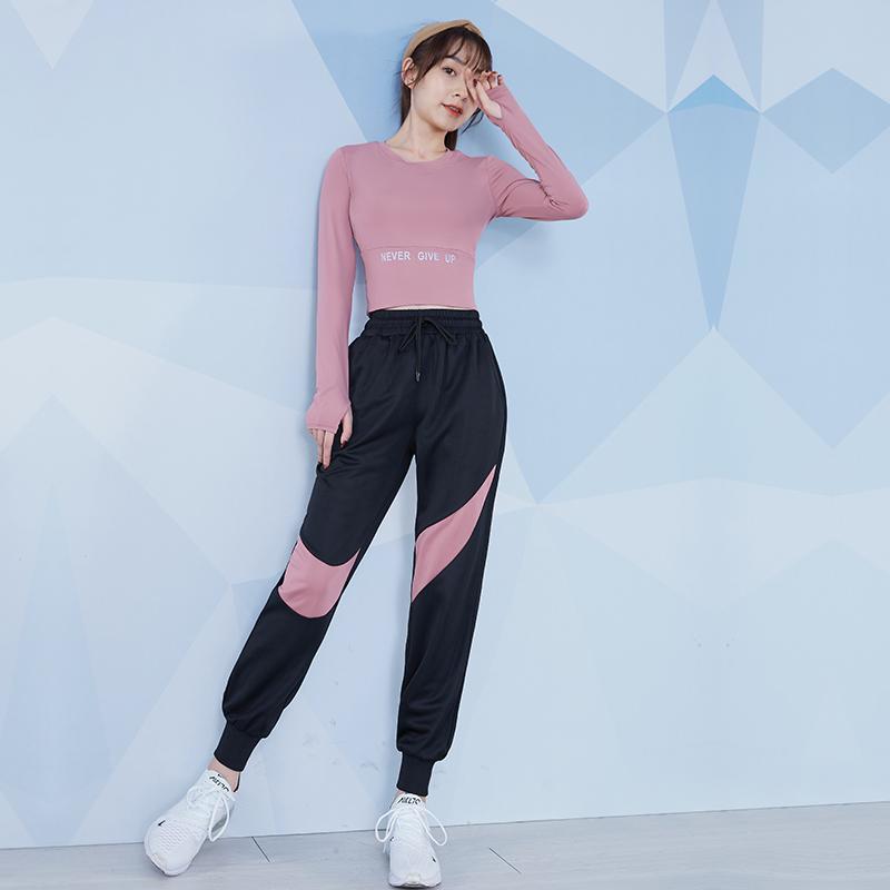 蒂克运动服女装套装跑步宽松显瘦网红学生韩版健身房瑜伽服