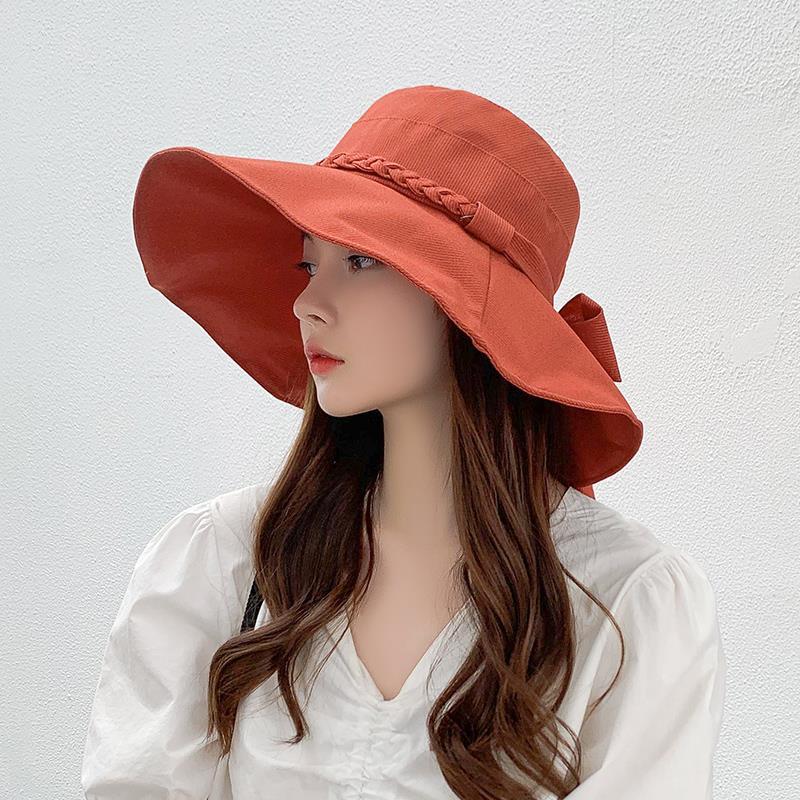  new hat net red sun hat female sunscreen outdoor sun hat sunscreen foreign fisherman hat female big brim