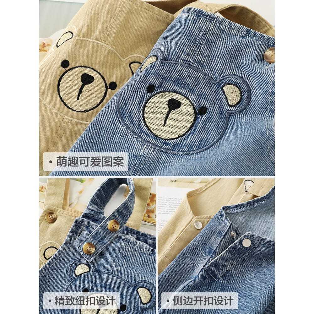 Kaka panda baby overalls shorts summer clothes children boys and girls baby children 6 months out Y7127