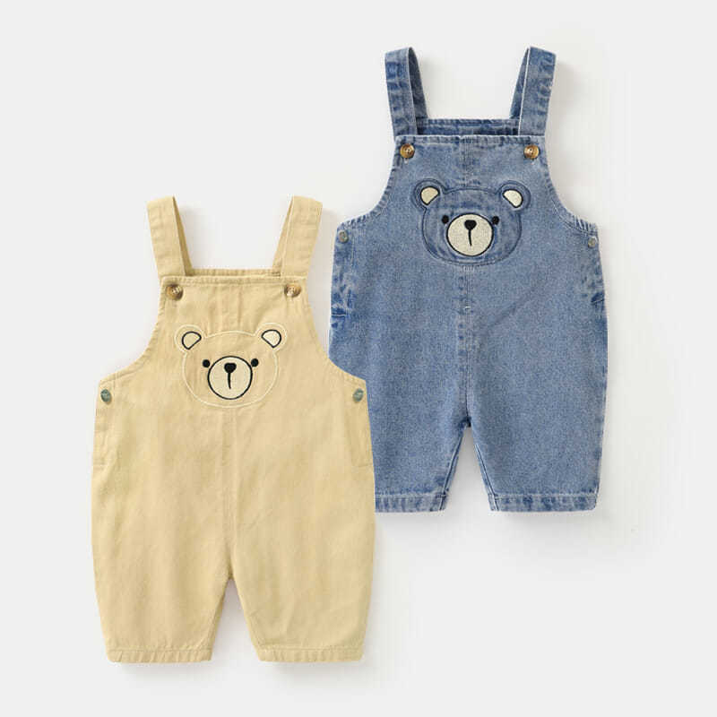Kaka panda baby overalls shorts summer clothes children boys and girls baby children 6 months out Y7127