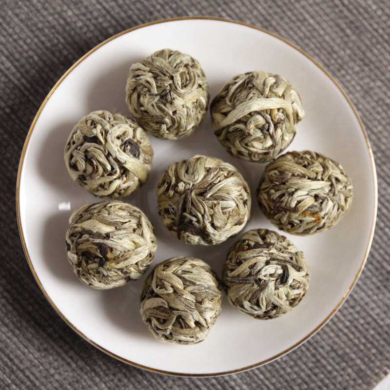 正宗云南景谷白毫银针月光白单芽尖白茶龙珠单泡茶小沱茶头春批发