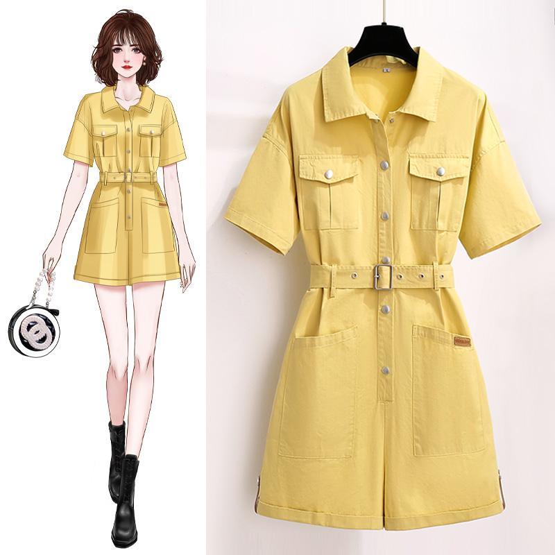 Jumpsuit women's clothing summer 2022 new foreign style small man with a slim waist Korean loose overalls