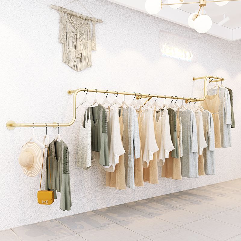 金万豪新款服装店展示架上墙壁挂式货架网红女装店专用挂衣服架子