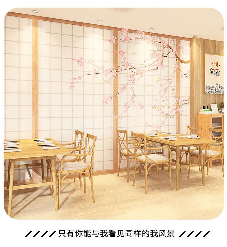 この花亭外購日式和風木門屏風背景墻紙劇本殺榻榻米包廂壁紙古風換裝館壽司店 Yahoo奇摩拍賣