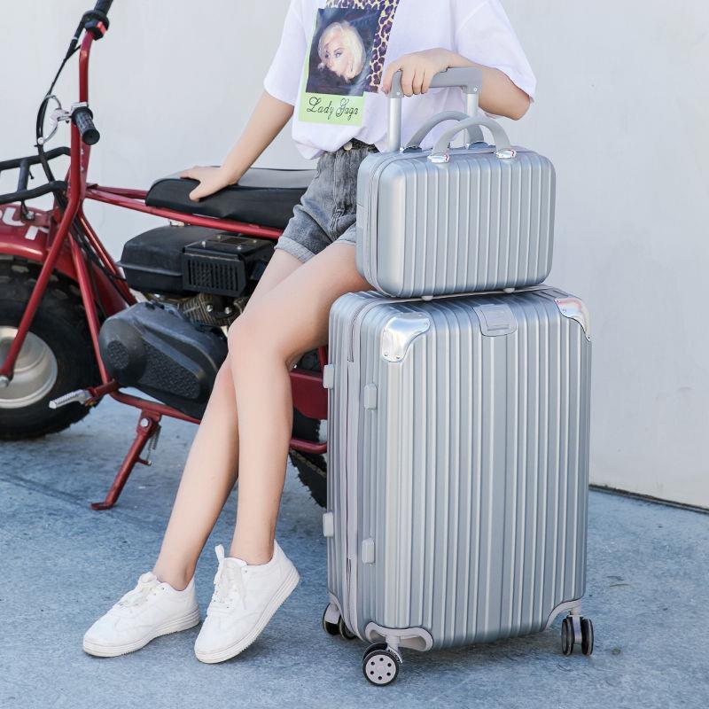 Luggage net red mother box trolley box universal wheel 20 inch 24 male and female students password box ins suitcase