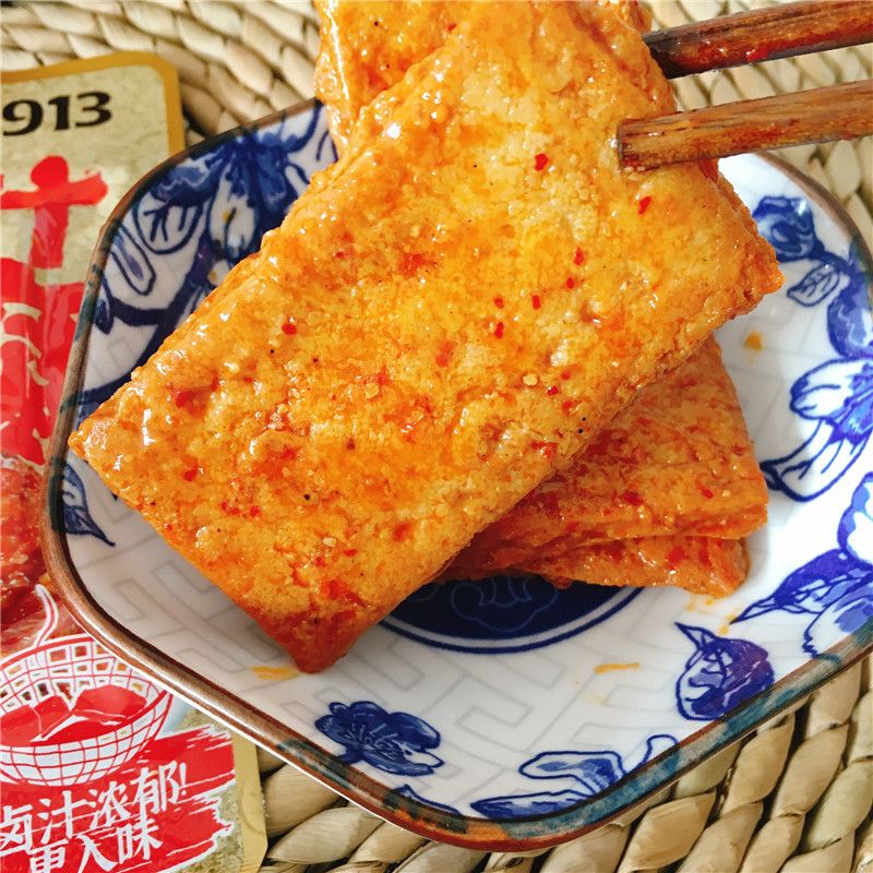 浏河彭记轩老长沙卤汁豆腐彭记酱干豆腐干豆干皮香辣素肉解馋零食
