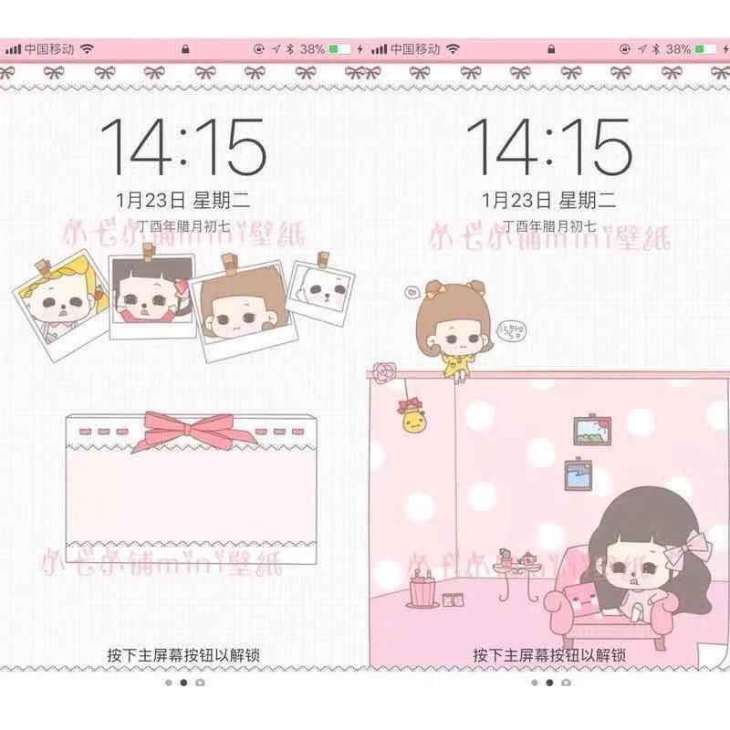 手机壁纸共259张可爱萌mimi系列手机壁纸锁屏背景图