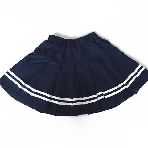 Children's college wind skirt primary school students summer navy blue skirt girls anti-light skirt boys pants school uniform shorts
