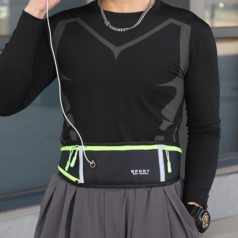 新款跑步腰包男高弹力运动隐形手机包女士多功能健身装备贴身腰包