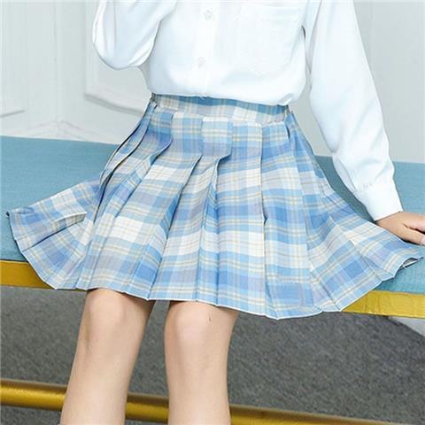 Girls jk uniform primary school student skirt genuine school uniform suit wild pleated skirt big children school uniform performance clothing