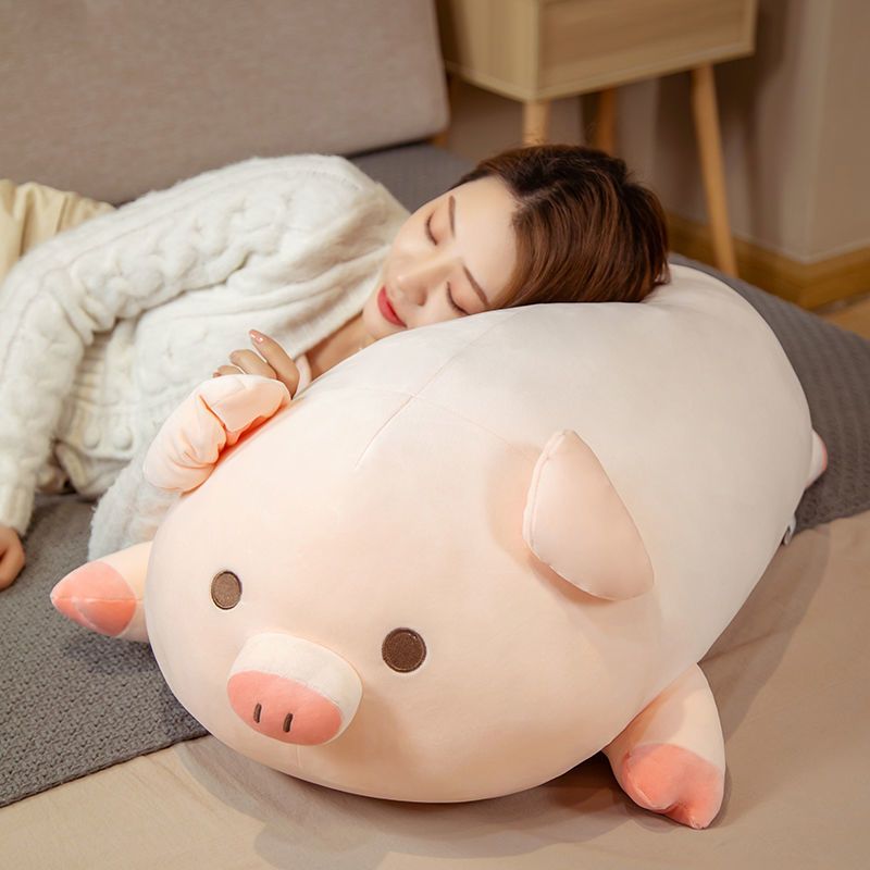 Cute Pig Doll Plush Toy Puppy Pig Doll Rag Doll Boys Style Pillow Sleeping on Bed Super Soft Female