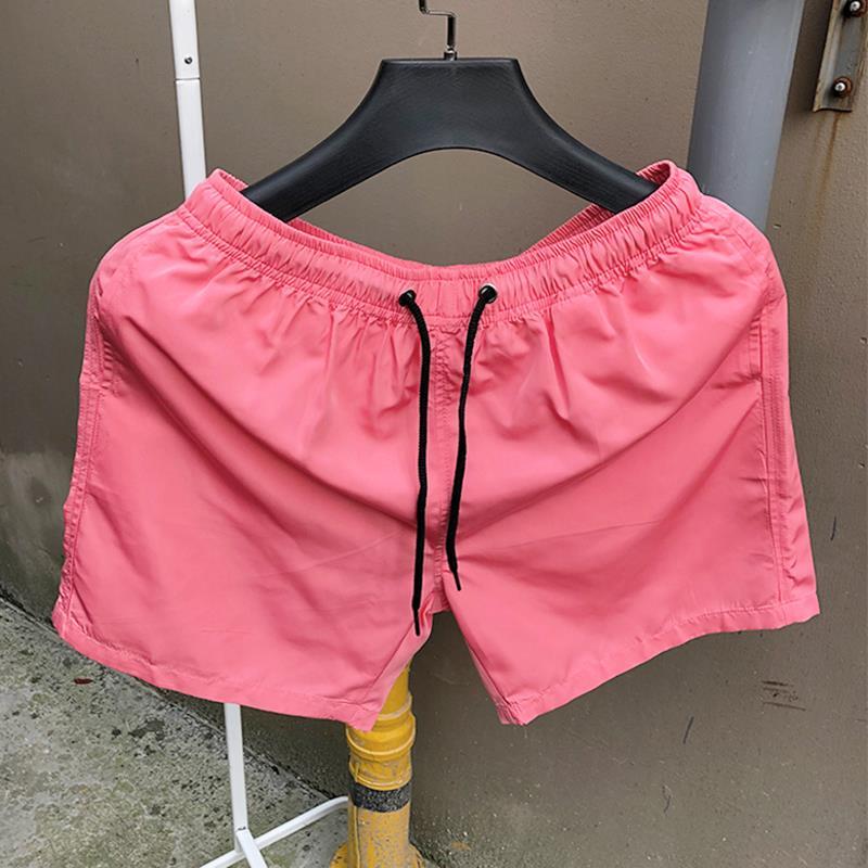 Four-point pants men's summer beach pants Korean version three-point pants quick-drying shorts candy color loose thin sports shorts tide