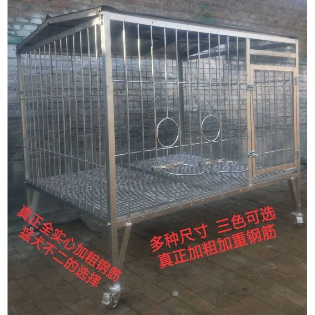 中大型犬镀锌角钢钢筋焊狗笼子抗咬耐腐蚀金毛哈士奇德牧藏獒马犬