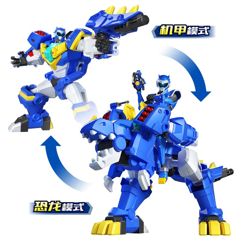 迷你特工队超级恐龙力量2提拉卡弗特变形机甲机器人金刚儿童玩具主图4