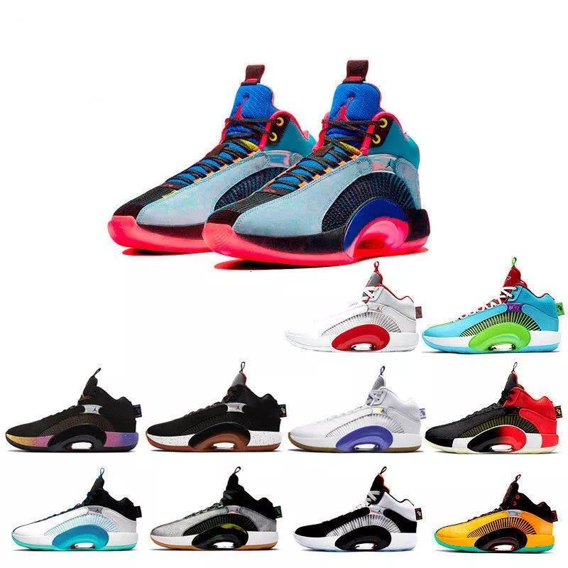 乔35代篮球鞋男兵马俑郭艾伦aj35代男女款双气垫篮球鞋学生实战靴