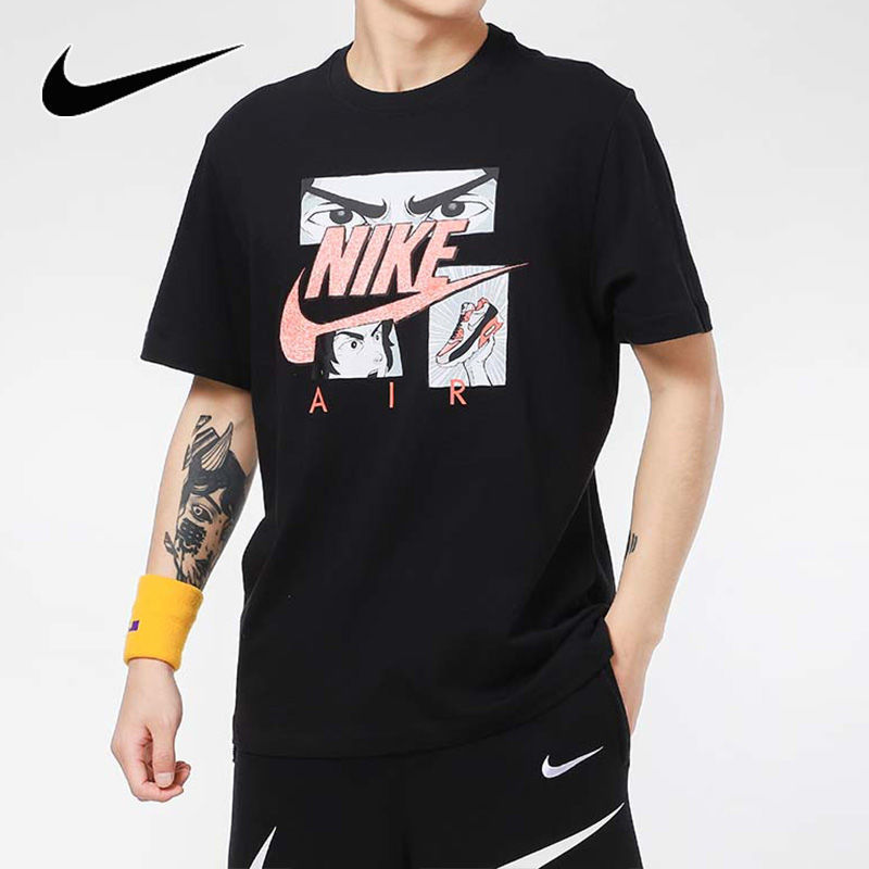 nike耐克运动短袖男t恤2021夏季新款圆领宽松跑步半袖db6152-010