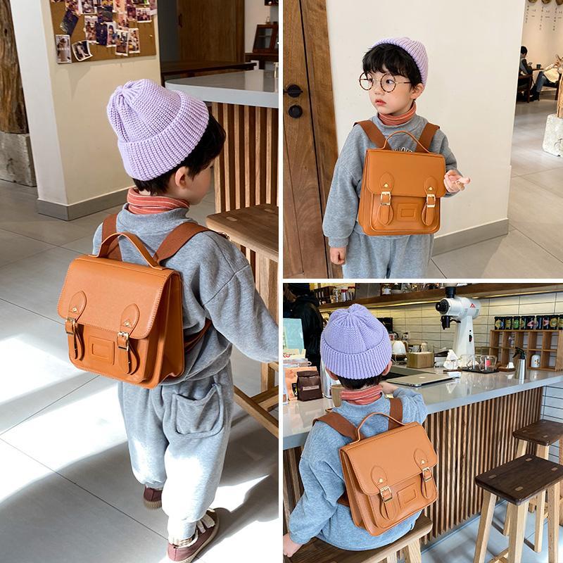 Boys' schoolbag simple Korean kindergarten boys 3-6 years old college style cute versatile children's backpack 5