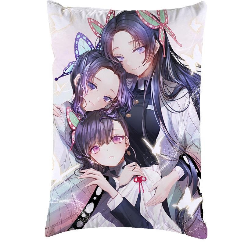 鬼灭之刃恋柱蝴蝶忍甘露寺蜜璃祢豆子动漫定制长抱枕套40 60周边 虎窝拼