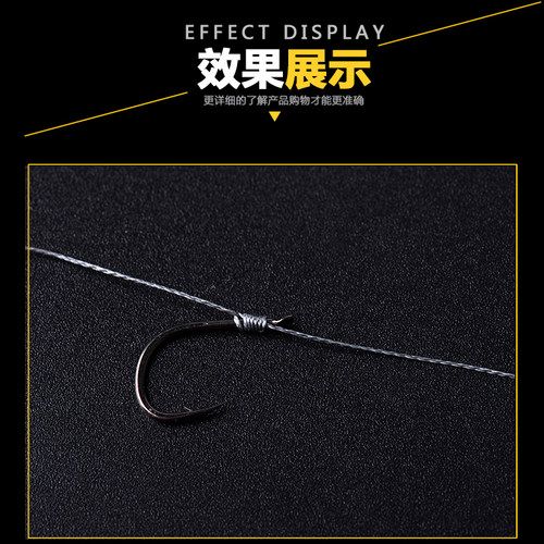 新型鱼钩绑钩器不锈钢手动绑钓钩器快速绑鱼钩神器双钩垂钓装备