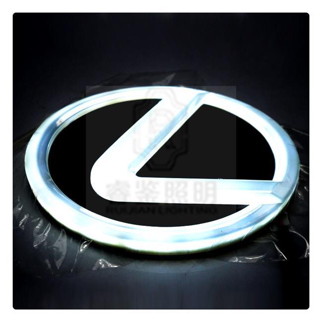 包邮4d车标灯雷克萨斯lexus凌志led后车标4d冷光改装汽车冷光车标