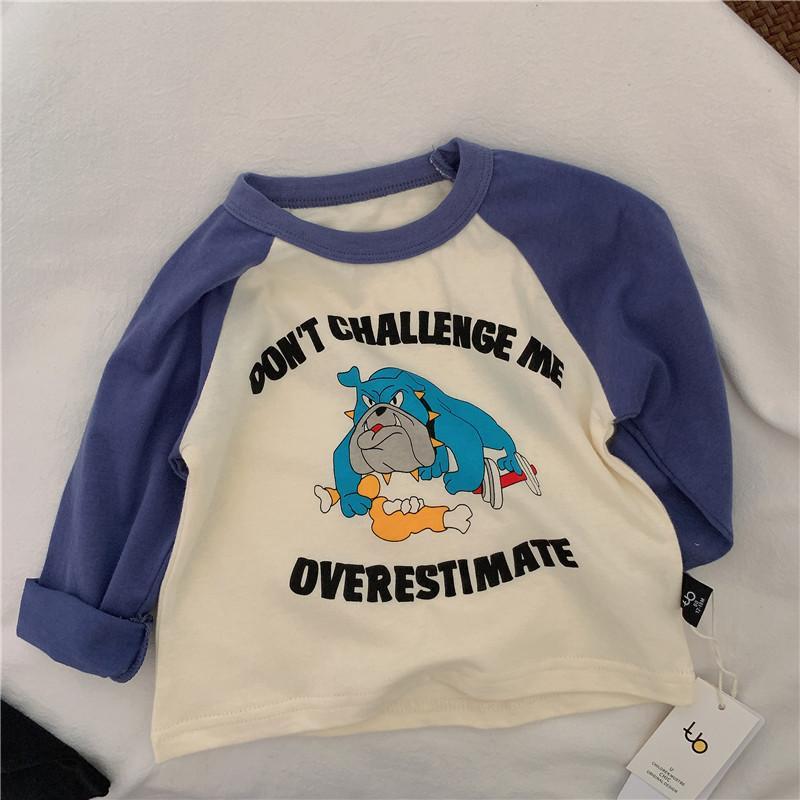 Soft waxy bottomed shirt children's cartoon long sleeve T-shirt Raglan long sleeve shirt autumn 2022