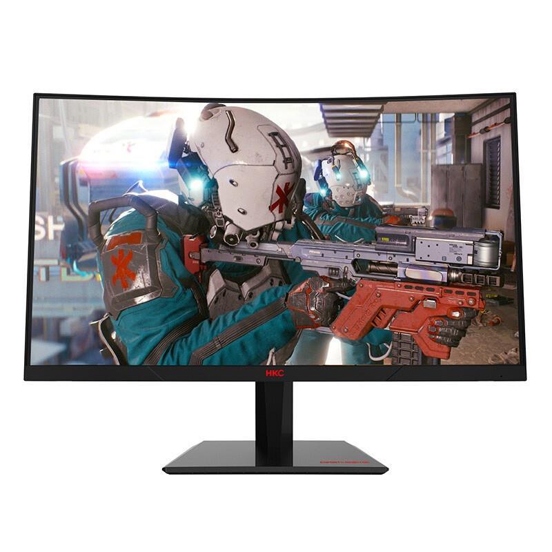 hkc 27寸曲面144hz显示器屏幕网吧家用护眼液晶1080p dp hdmi dvi