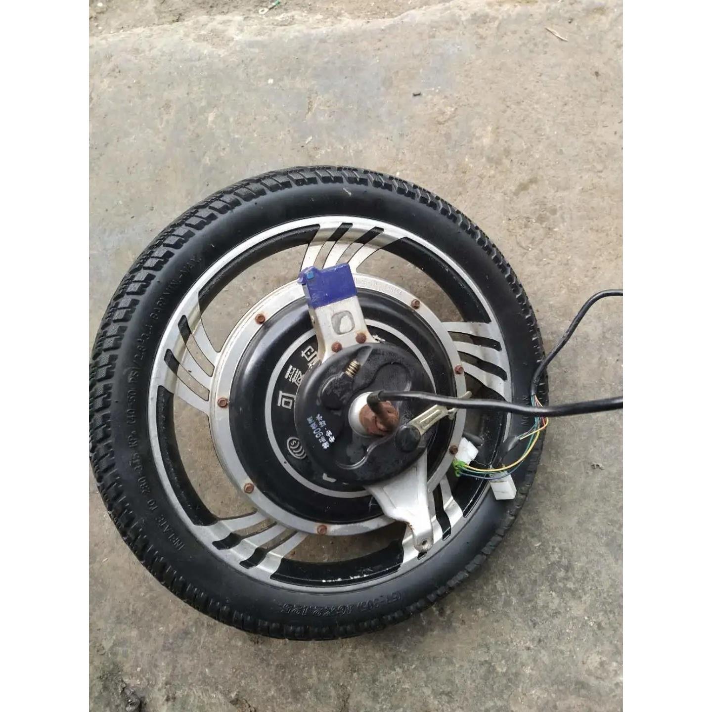 后轮电动车14/16寸14*2.125/2.50电机48v350w涨刹鼓刹【3月23日发完】