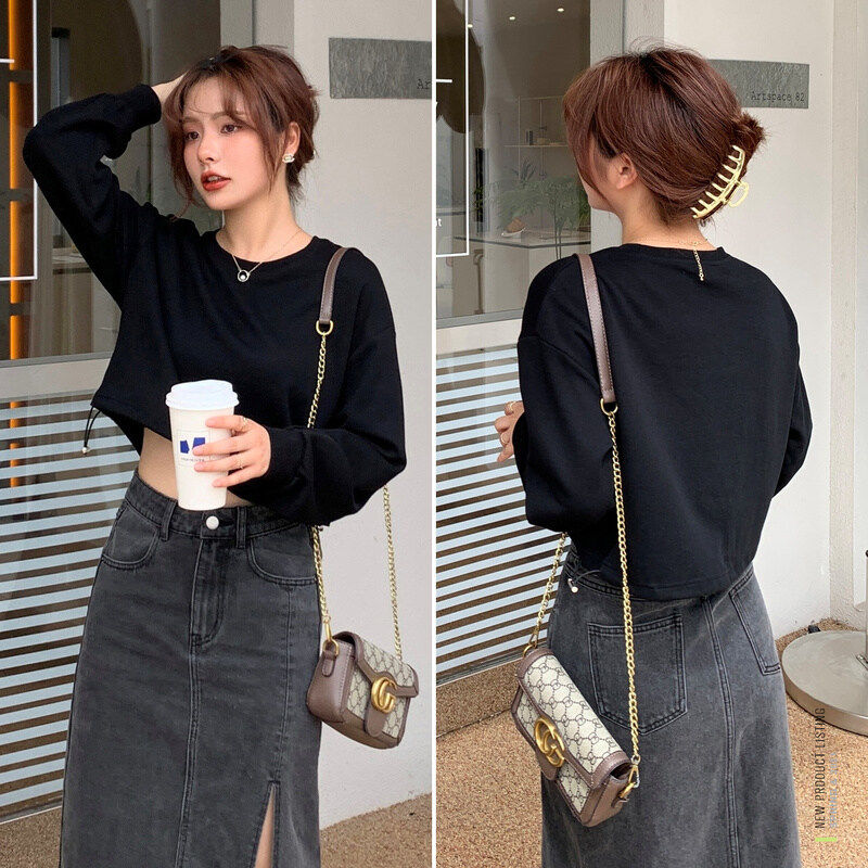 75832-森马卫衣女抽绳简约百搭2021秋季新款套头衫小心机上衣休闲风-详情图