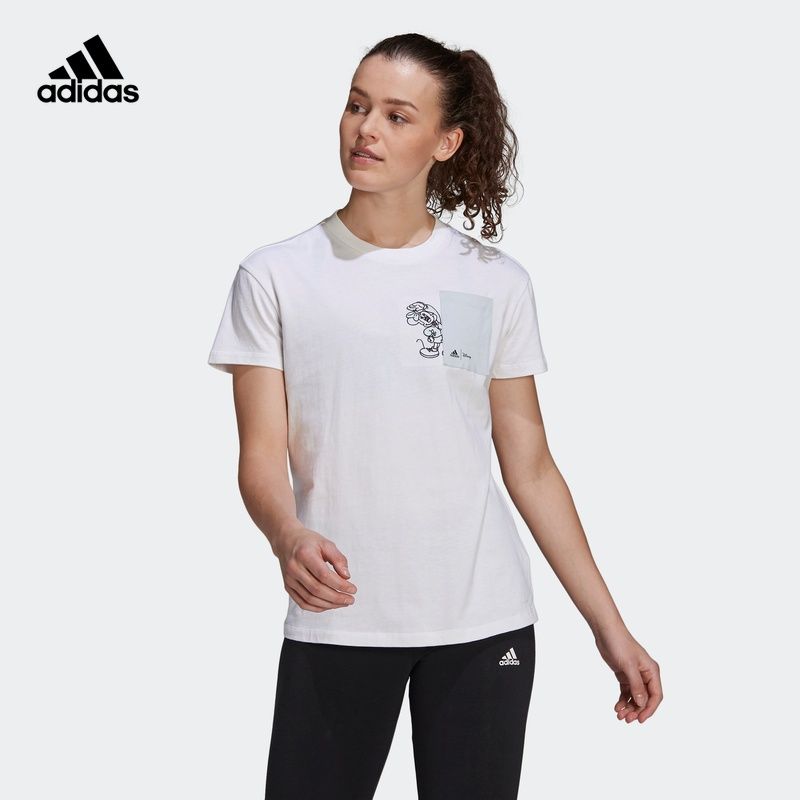 adidas 阿迪达斯 GS0245 女款运动型格短袖T恤