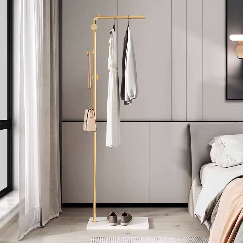 Nordic Style Floor-standing Clothes For Bedroom, Simple Home Storage Rack, Light Luxury Modern Rod-style Internet_voghion.com