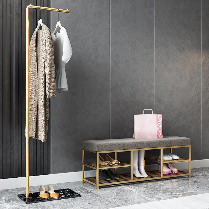 Nordic Style Floor-standing Clothes For Bedroom, Simple Home Storage Rack, Light Luxury Modern Rod-style Internet_voghion.com