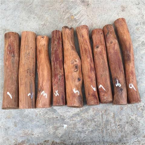印尼血龙木实木料原木手串佛珠手把件刀柄弹弓红木材料雕刻工艺品