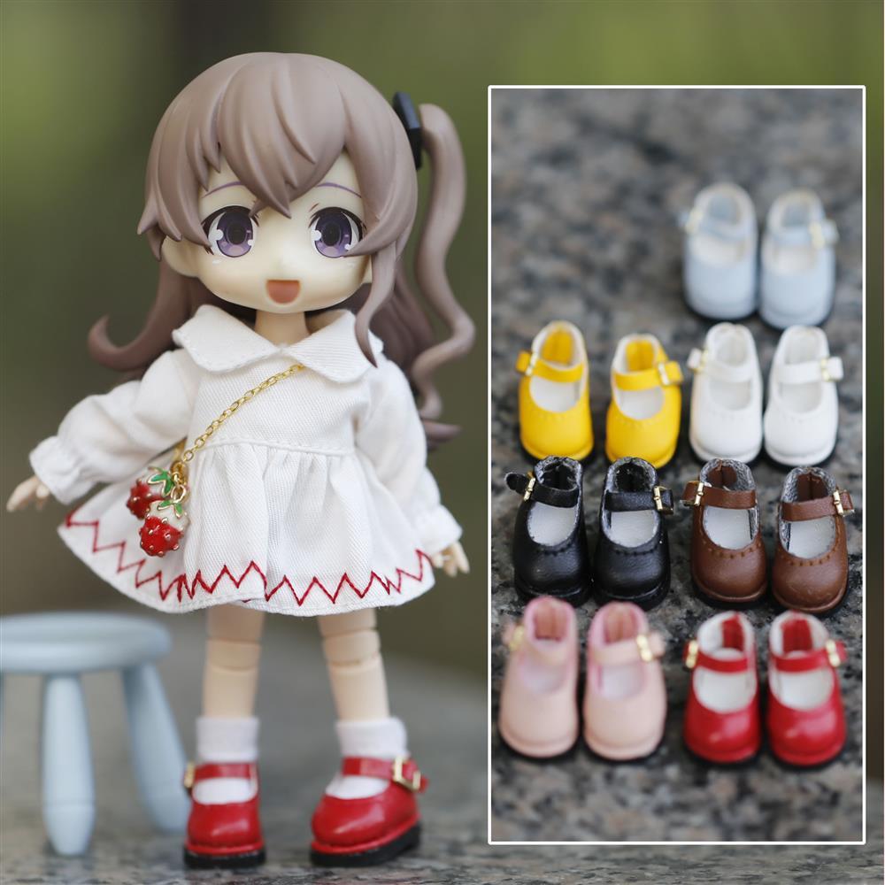 ob11娃鞋 百搭基础款ymy 12分 8分 molly ufdoll bjd 日式小皮鞋