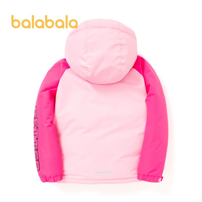 88889-巴拉巴拉女童外套棉服秋款中厚2021新款秋装棉袄秋冬女大童棉衣-详情图