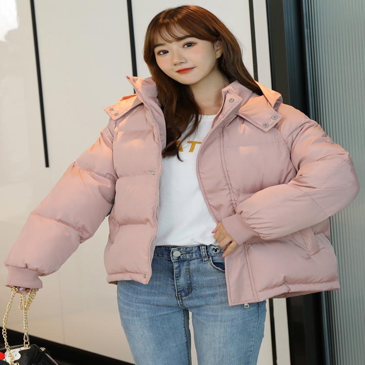 冬季羽絨棉服2021新款棉衣韓版寬鬆麵包服女冬裝外套短款棉襖加厚