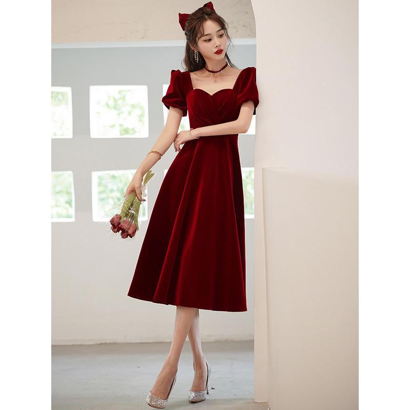 75674-敬酒服新娘2021新款小个子结婚订婚回门晚礼服裙女平时可穿长款-详情图