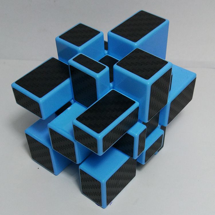 zcube镜面碳纤维魔方手感顺滑异形镜面魔方益智比赛儿童玩具