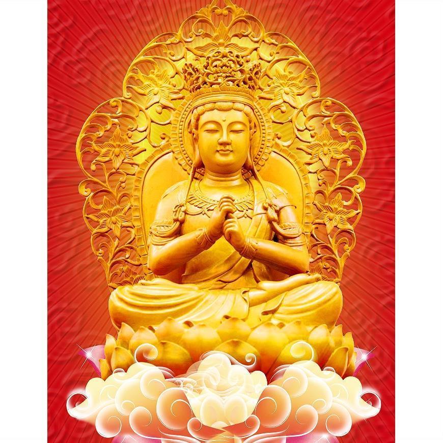大日如来佛像画像毗卢遮那如来释迦牟尼佛祖菩萨画像挂画