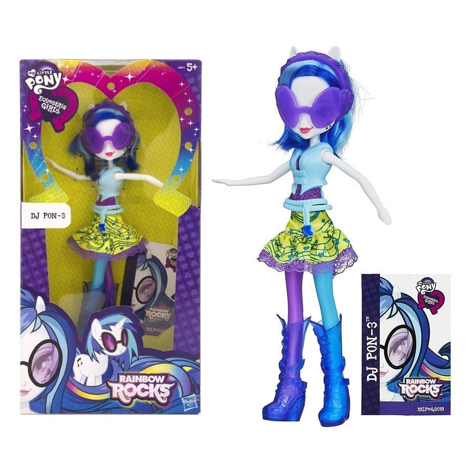 my little pony equestria rocks小马宝莉彩虹摇滚娃娃dj pon-3