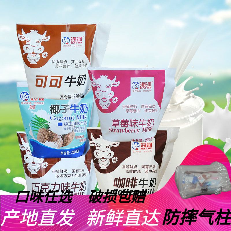 天津海河牛奶可可巧克力草莓咖啡麦香椰子混合网红早餐可备注味【11月16日发完】