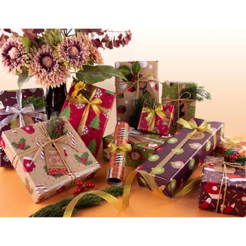 christmas gift wrapping paper gift box wrapping paper礼盒纸