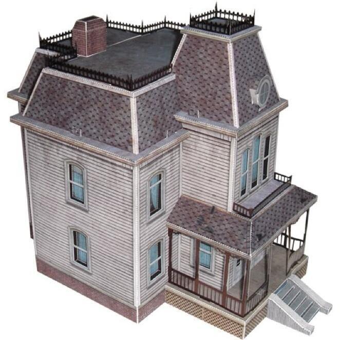 儿童手工折纸diy拼装立体3d纸质模型 小屋建筑 仿真别墅房屋房子